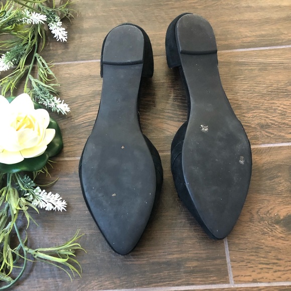 Jeffrey Campbell Lovin suede black tassel Flats size 9 - Picture 4 of 4